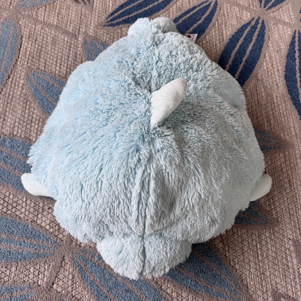 Vintage Y2K 2010 Pillow Pets Squeaky Dolphin Stuffed Plush 22"